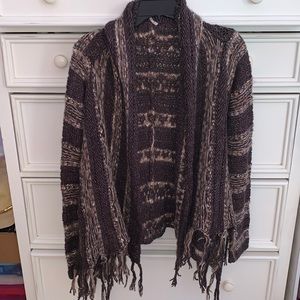 Free People knit open cardigan
